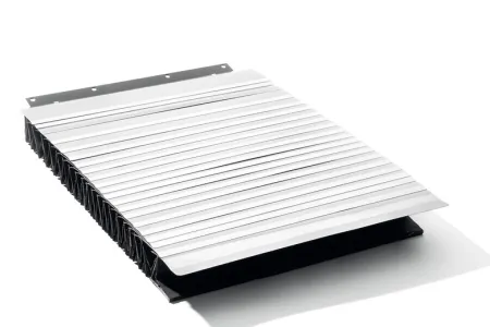 Soffietti con lamelle in acciaio inox