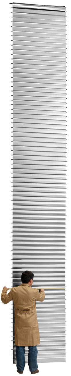 Soffietti con lamelle in acciaio inox